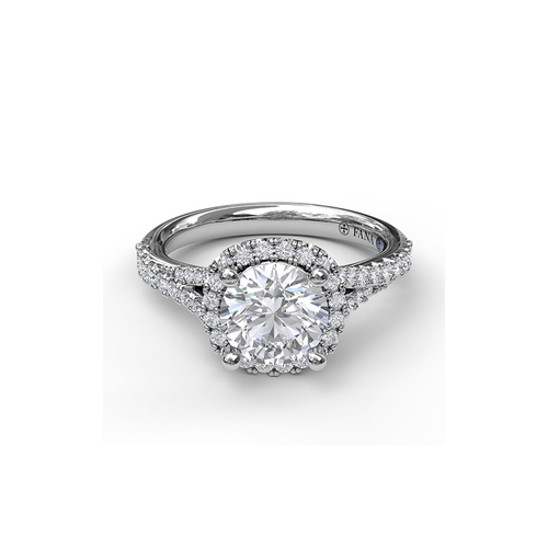 Fana Engagement Ring Halo S3365-Platinum