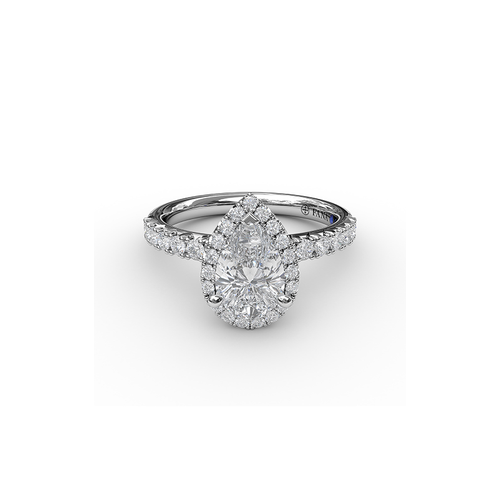 Fana Engagement Ring Halo S3820-Platinum