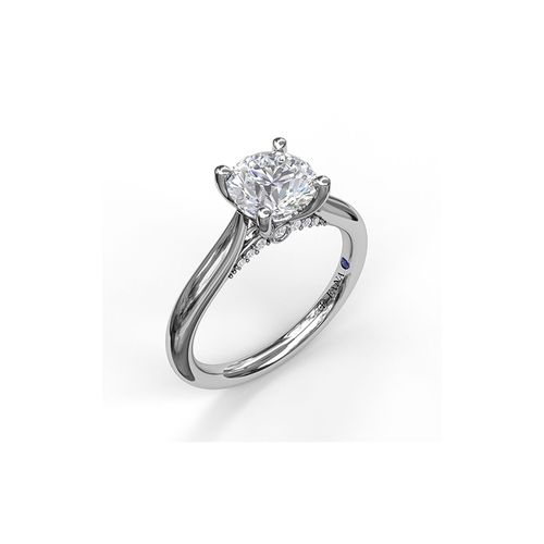 Fana Solitaire Engagement Ring S3046-14kt-White thumbnail 2