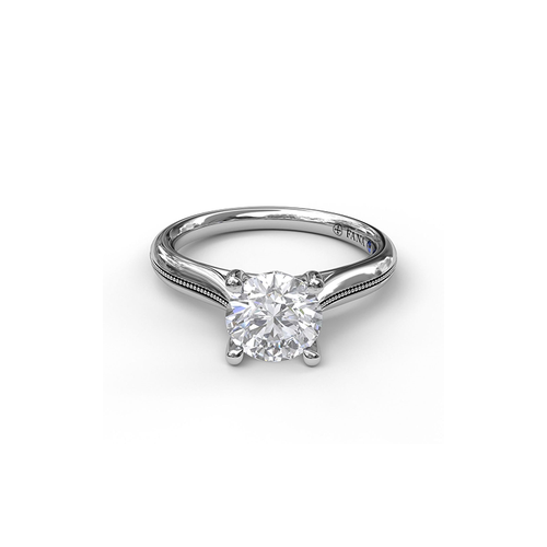Fana Solitaire Engagement Ring S3048-14kt-White