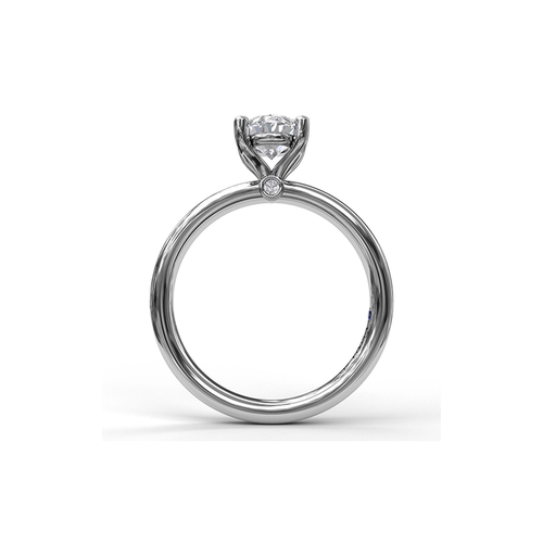 Fana Solitaire Engagement Ring S3050-14kt-White thumbnail 3