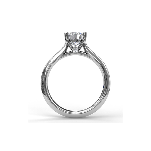 Fana Solitaire Engagement Ring S3535-14kt-White thumbnail 3