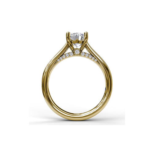 Fana Solitaire Engagement Ring S3404-14kt-Yellow thumbnail 3