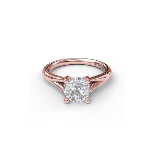 Fana Engagement Ring Solitaire S3045-14kt-Rose