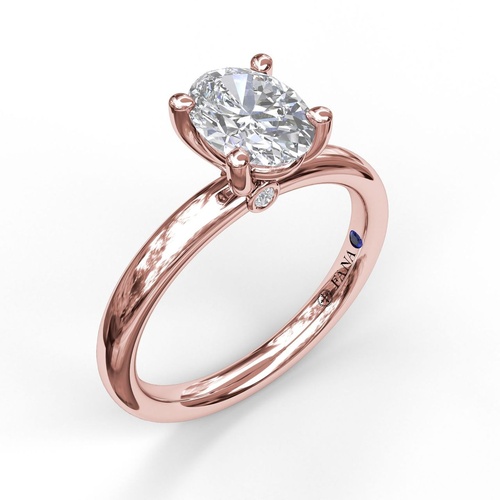 Fana Engagement Ring Bridal S3050-14kt-Rose
