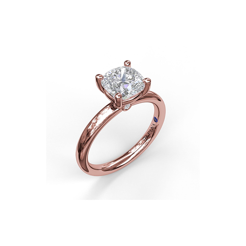 Fana Solitaire Engagement Ring S3051-14kt-Rose thumbnail 2