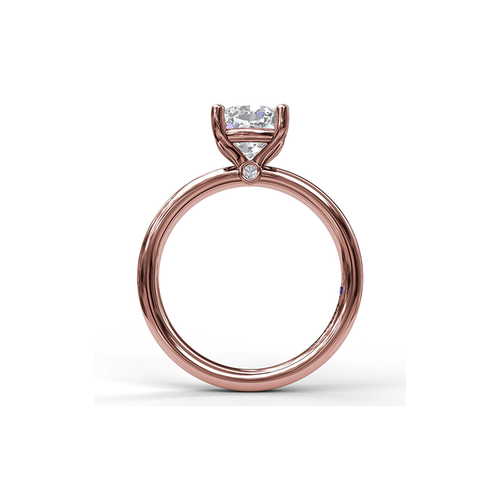 Fana Solitaire Engagement Ring S3051-14kt-Rose thumbnail 3