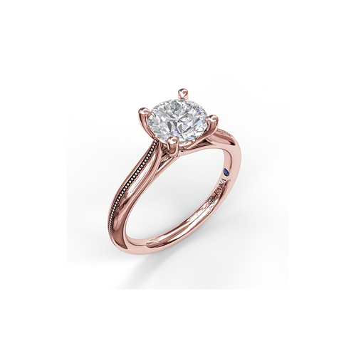 Fana Solitaire Engagement Ring S3048-18kt-Rose thumbnail 2