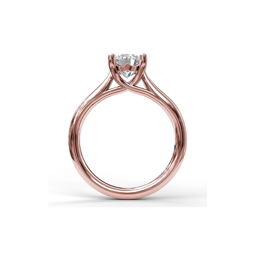 Fana Solitaire Engagement Ring S3048-18kt-Rose thumbnail 3
