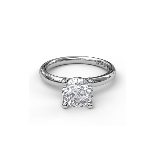 Fana Solitaire Engagement Ring S3842-14kt-White