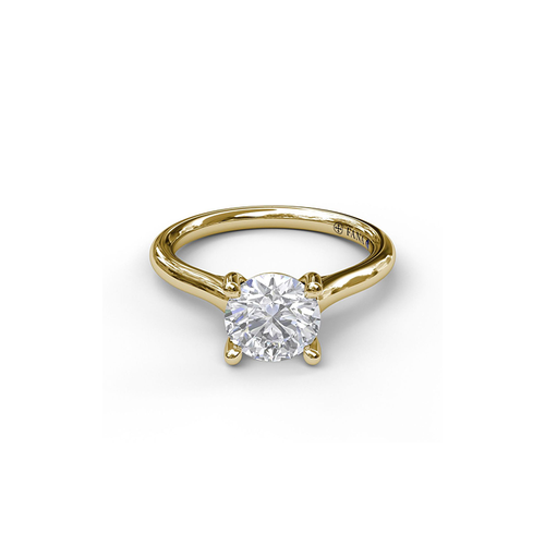 Fana Solitaire Engagement Ring S3908-14kt-Yellow thumbnail 1