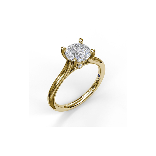 Fana Solitaire Engagement Ring S3908-14kt-Yellow thumbnail 2