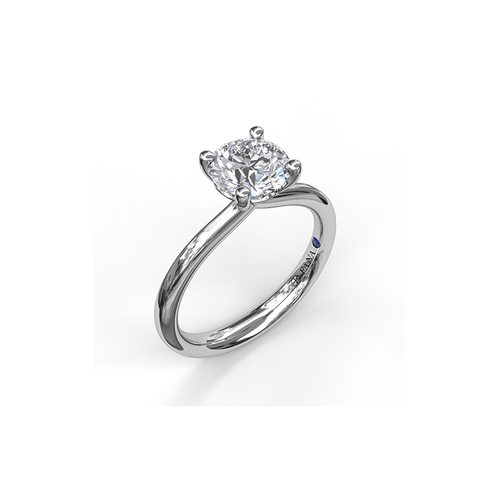 Fana Solitaire Engagement Ring S3933-14kt-White thumbnail 2