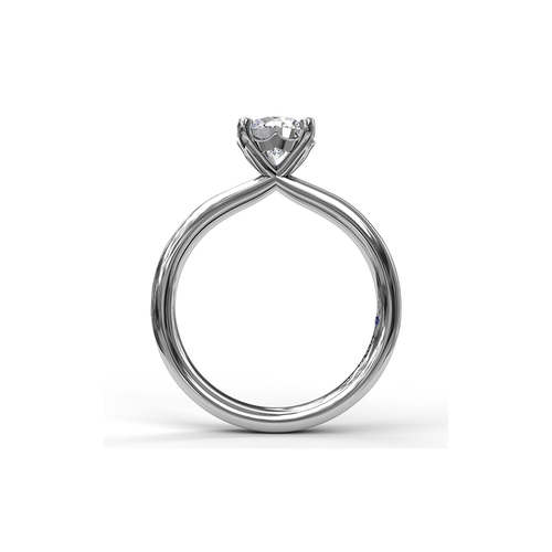 Fana Solitaire Engagement Ring S3933-14kt-White thumbnail 3