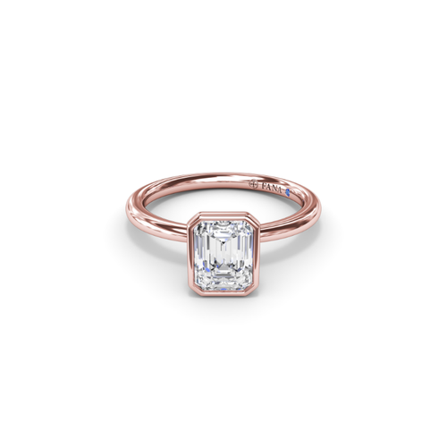 Fana Engagement Ring Solitaire S4067-14kt-Rose