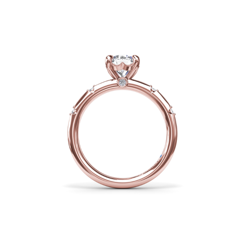 Fana Solitaire Engagement Ring S4086-14kt-Rose thumbnail 3