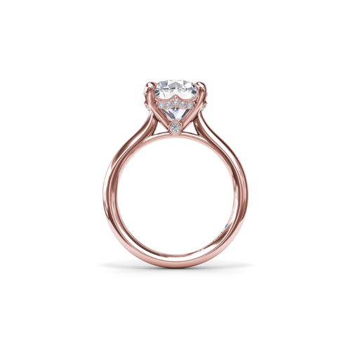 Fana Solitaire Engagement Ring S4093-14kt-Rose thumbnail 3