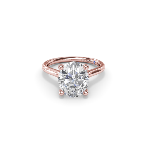 Fana Solitaire Engagement Ring S4151-14kt-Rose thumbnail 1