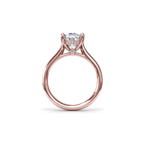 Fana Solitaire Engagement Ring S4151-14kt-Rose thumbnail 3