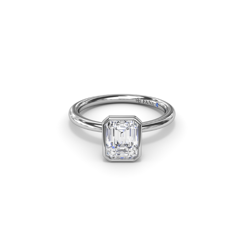 Fana Solitaire Engagement Ring S4067-Platinum