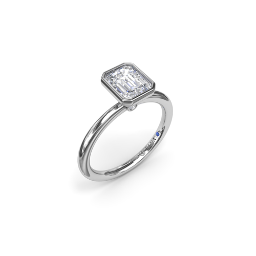 Fana Solitaire Engagement Ring S4067-Platinum thumbnail 2
