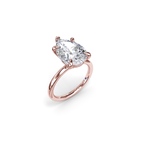 Fana Solitaire Engagement Ring S4179-14kt-Rose thumbnail 2