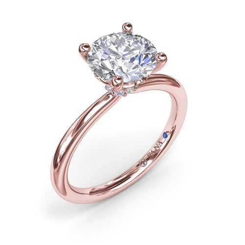 Fana Engagement Ring Bridal S4190-14kt-Rose