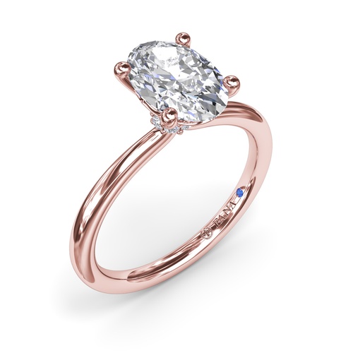 Fana Engagement Ring Bridal S4195-14kt-Rose