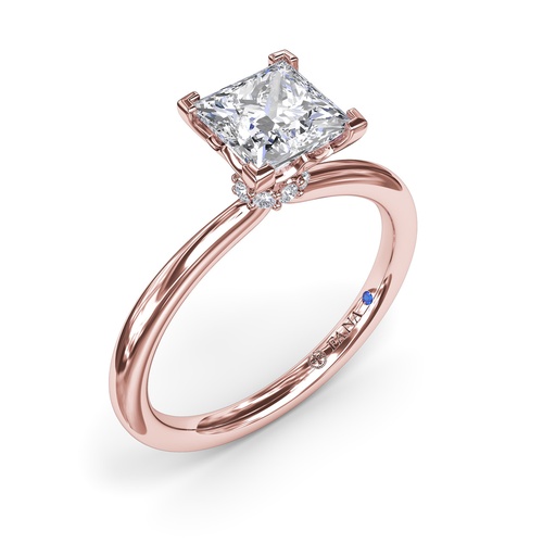 Fana Engagement Ring Bridal S4197-14kt-Rose