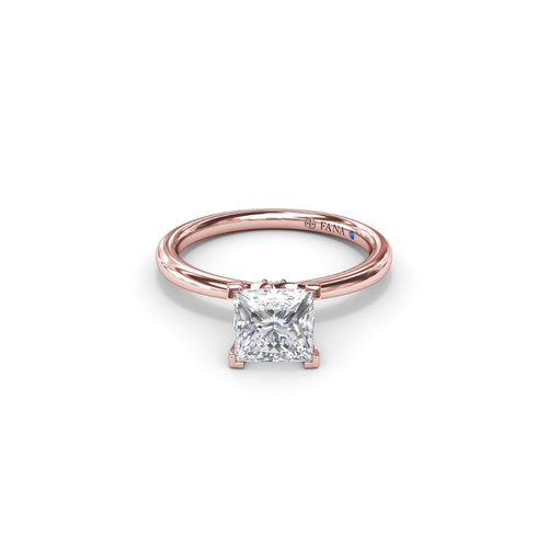 Fana Engagement Ring Solitaire S4197-14kt-Rose