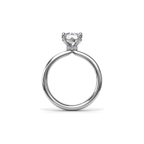 Fana Solitaire Engagement Ring S4190-Platinum thumbnail 3