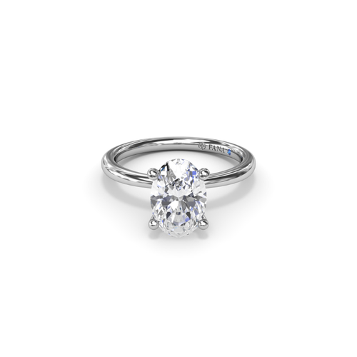 Fana Engagement Ring Halo S4195-14kt-White