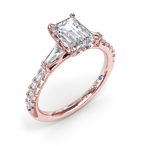 Fana Engagement Ring Bridal S4114-14kt-Rose