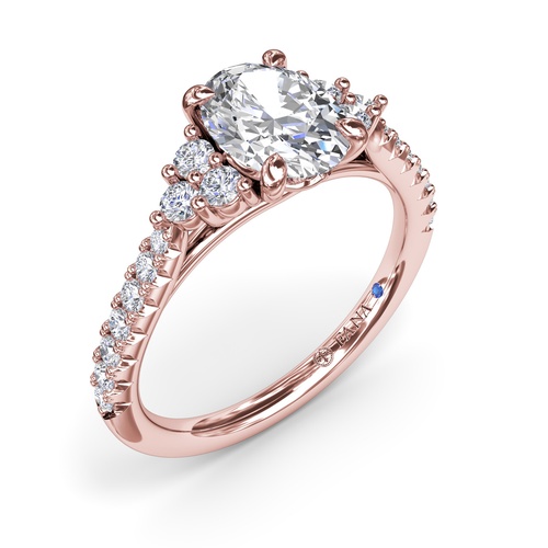 Fana Engagement Ring Bridal S4115-14kt-Rose