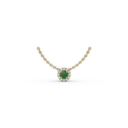 Fana Color Fashion Necklace P7001E-18kt-Yellow thumbnail 1