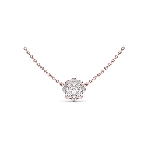 Fana Necklace Diamond Fine Jewelry N4965-14kt-Rose