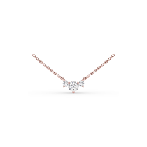 Fana Diamond Fashion Necklace N5135-18kt-Rose thumbnail 1