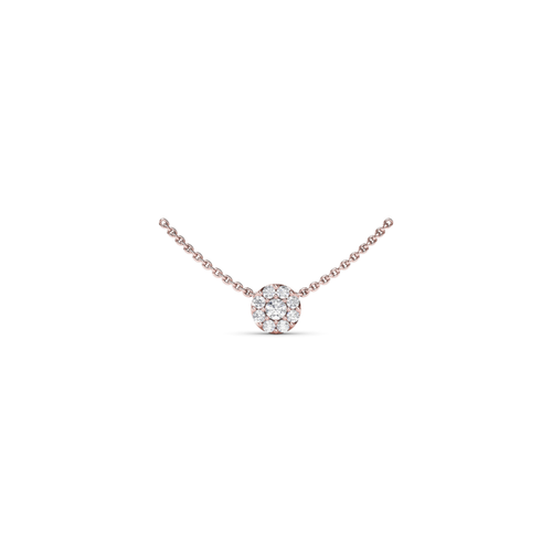 Fana Diamond Fashion Necklace P4916-18kt-Rose thumbnail 1