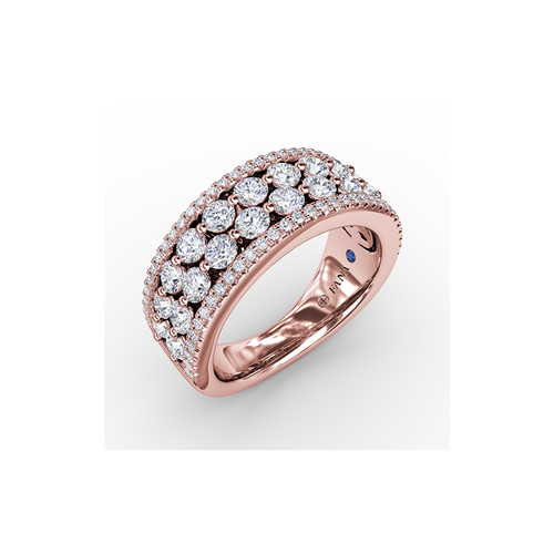 Fana Diamond Fashion Ring R2025-14kt-Rose thumbnail 2