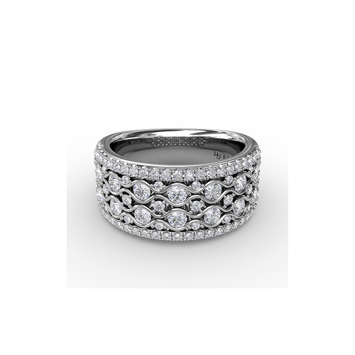 Fana Diamond Fashion Ring R2026-Platinum thumbnail 1