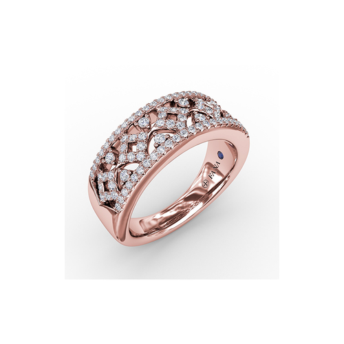 Fana Diamond Fashion Ring R2002-18kt-Rose thumbnail 1