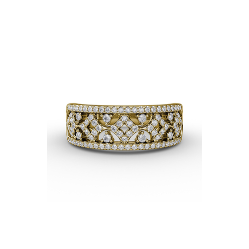 Fana Diamond Fashion Ring R2002-18kt-Yellow thumbnail 2