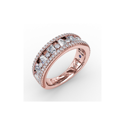 Fana Diamond Fashion Ring R2006-14kt-Rose thumbnail 1