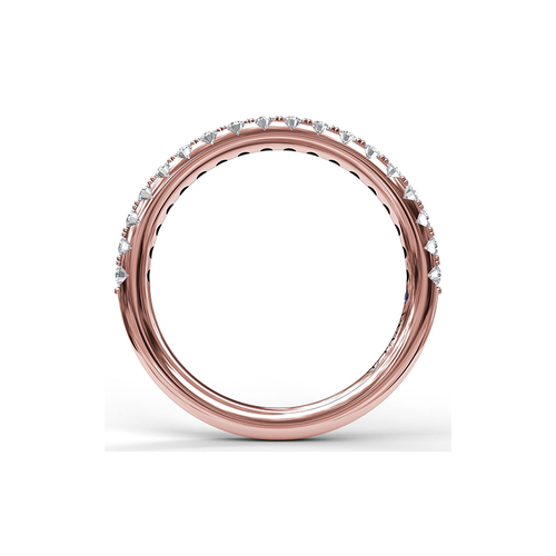 Fana Matching Band Wedding Band W3025-14kt-Rose thumbnail 2
