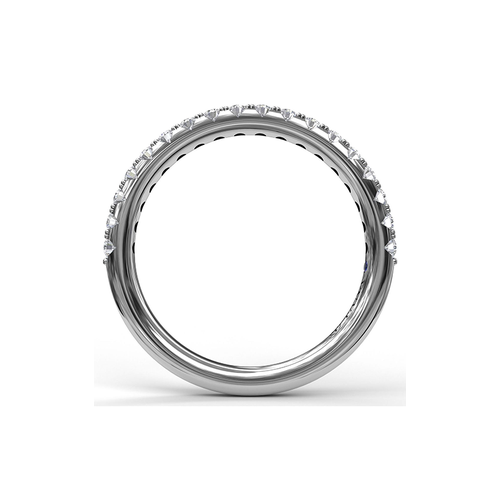 Fana Matching Band Wedding Band W3025-14kt-White thumbnail 2