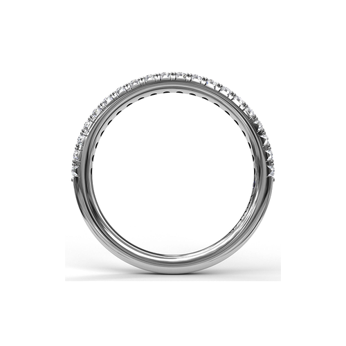 Fana Matching Band Wedding Band W3028-18kt-White thumbnail 2