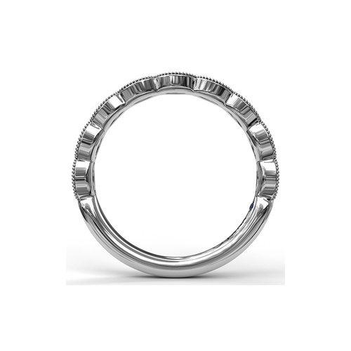 Fana Matching Band Wedding Band W3038-18kt-White thumbnail 2