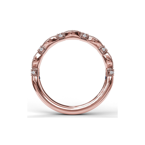 Fana Matching Band Wedding Band W3039-14kt-Rose thumbnail 2