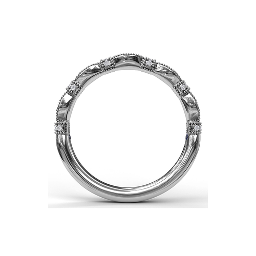 Fana Matching Band Wedding Band W3039-14kt-White thumbnail 2