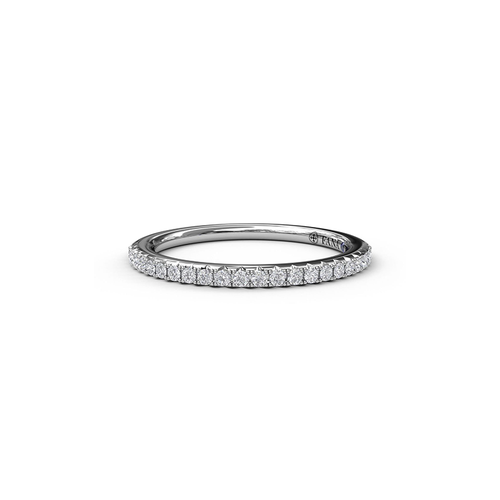 Fana Matching Band Wedding Band W3042-14kt-White thumbnail 1